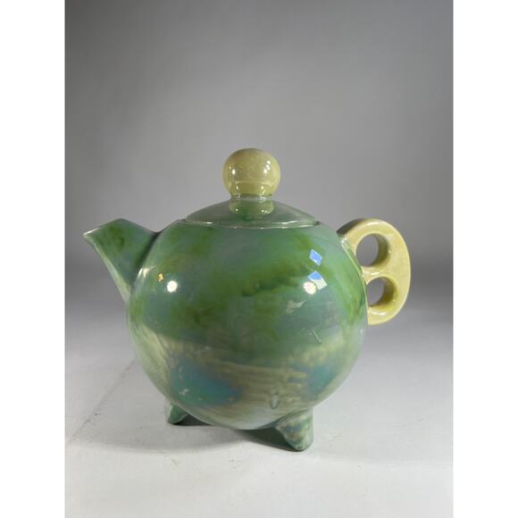 Luster Japan Fine China Tea Pot National Silver Vintage Glassware Japanese R8361 - Picture 1 of 16